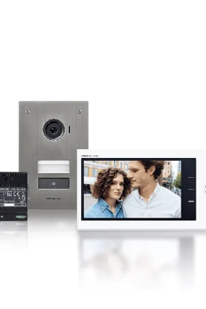 Aiphone - 2-draads videokit 7" kleurmonitor & inbouwdeurpost Nu Kopen