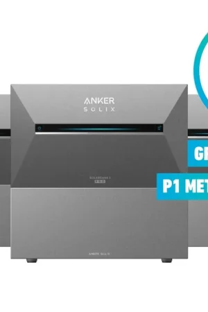 Koop Vandaag Anker - 3x solarbank 3 E2700pro + 3x BP2700 extension P1 Meter