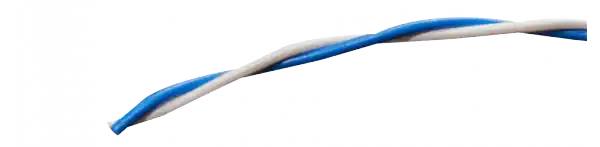 Loxone - Doorverbindingsdraad BLAUW/WIT - 100m - 200300 Koopje