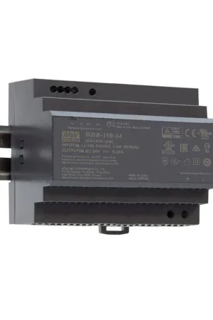 Meanwell - Voeding Ultra slim DIN rail 220V/12VDC 11.3A 150W - HDR-150-12 Flitsaanbieding