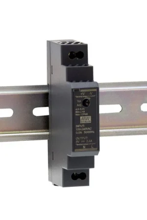 Meanwell - Voeding Ultra slim DIN rail 220V/24VDC 0.63A 15W - HDR-15-24 Premium
