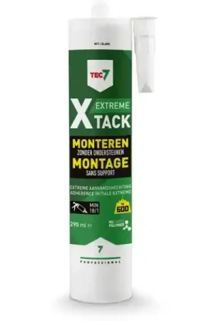 TEC 7 - X-Tack wit - patroon 290ml Flitsaanbieding