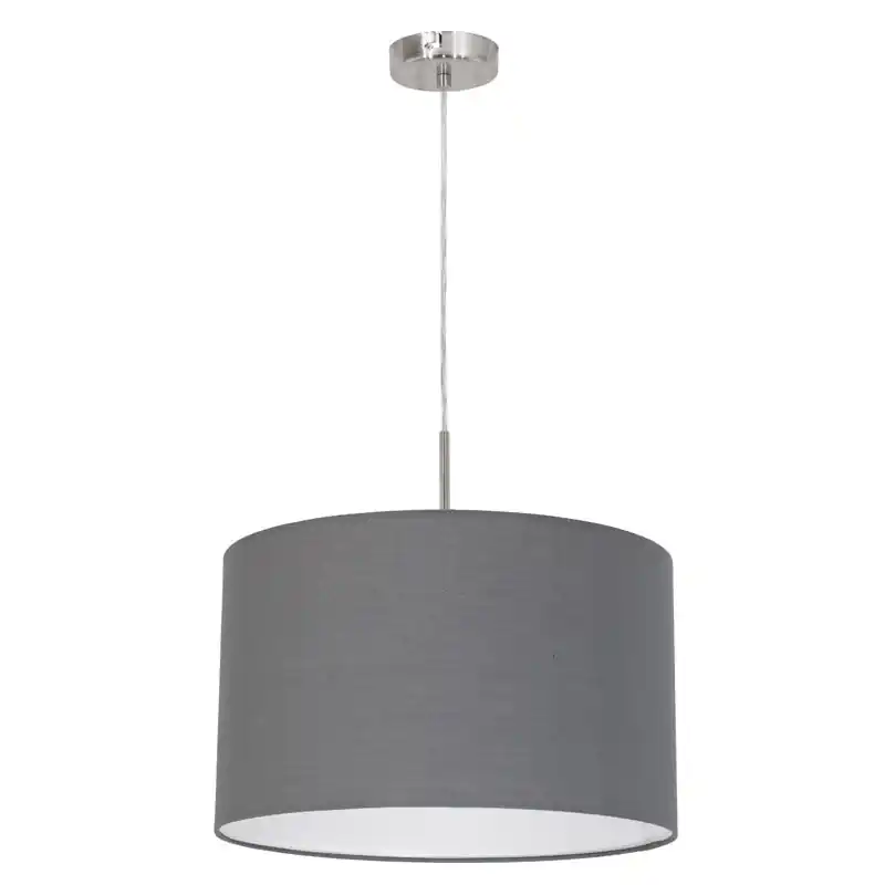 Weekendaanbieding Eglo - Hanglamp Pasteri 38cm grijs