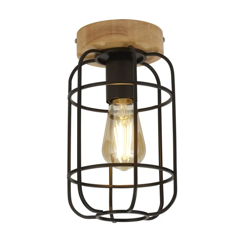 Laatste Versie Searchlight - Industriële plafondlamp Vision Ø 15cm