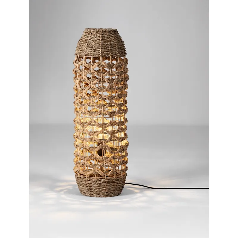 Lyora - Vloerlamp Elma bruin Ø 23cm Voordeelprijs