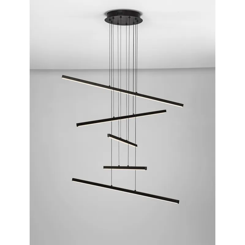 Exclusieve Aanbieding Lyora - Design hanglamp Gratta zwart