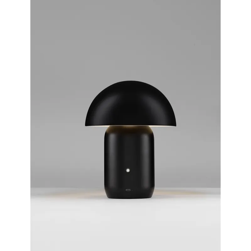 Op = Op Lyora - Design tafellamp Pois oplaadbaar zwart