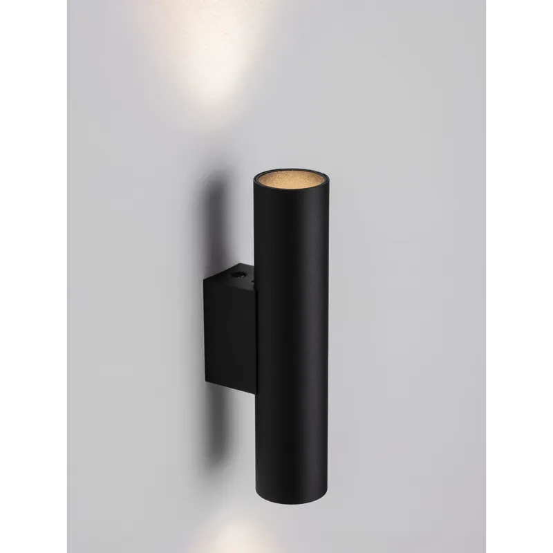 Lyora - Wandspot Mor up & down zwart Fabrieksprijs