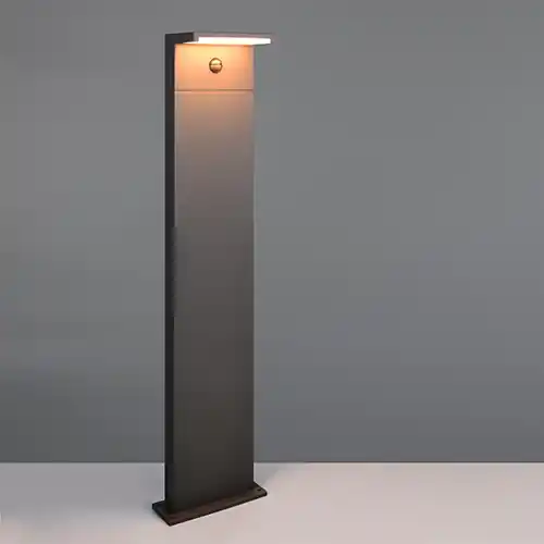 Koopje Trio - Moderne tuinlamp Ravi antraciet met sensor 100cm