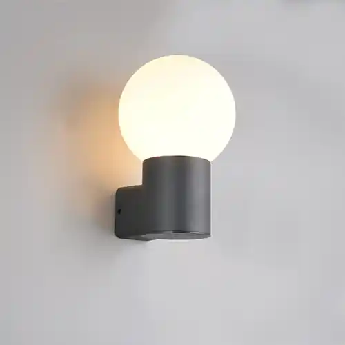 Trio - Bol wandlamp Mures antraciet Goedkoop
