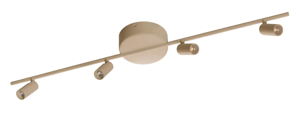 ETH - 4-lichts plafondlamp Minora led - zand Seizoensaanbieding