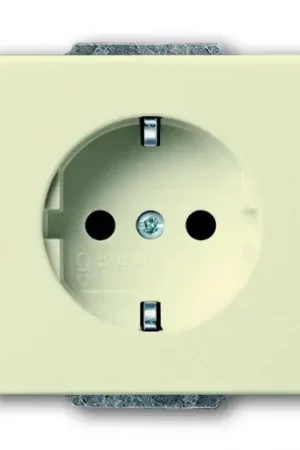 ABB Busch-Jaeger Future, Solo, Carat wandcontactdoos centraalplaat inbouw 16A 250V RA KV Glanzend wit RAL 1013 IP20 2CKA002013A5292 Uitverkoop