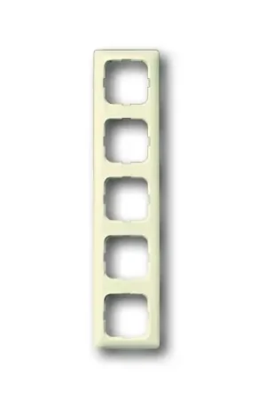 ABB Busch-Jaeger SI afdekraam wandgoot crèmewit (elektrowit) 5-voudig Horizontaal en verticaal Wit RAL 1013 IP20 2CKA001725A1493 Seizoensaanbieding