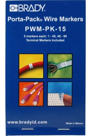 Speciale Aanbieding Brady PWM-PK-15 1-45/46-90 KABELMERKER