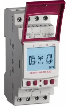 Grasslin Talento smart digitale schakelklok paneelbouw DIN-rail 110 - 230V 2 kanalen 16A AC/DC G43.04.0001.1 Aanbieding