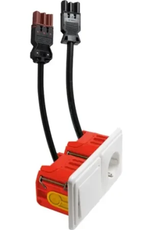 Peha Socket-Line combinatie wandcontactdoos + ra inbouw wit IP20 00075931 Uitverkoop