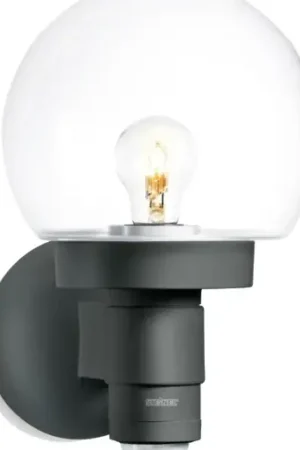 Steinel L 115 S E27 buitenarmatuur 257x215mm Dimbaar bewegingssensor lichtsensor >80° - antraciet 059880 Populair