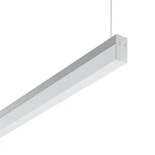 Beperkte Voorraad RZB Less is more 21 LED pendelarmatuur 830 aan/uit 3000K 17W 1008x21mm aluminium IP20 312229.000