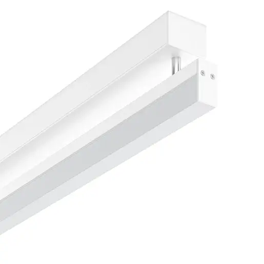 RZB Less is more 21 LED armatuur aan/uit 830 3000K 1000lm 608x42mm Vrijstr Steekklem wit 312232.002 Koopje