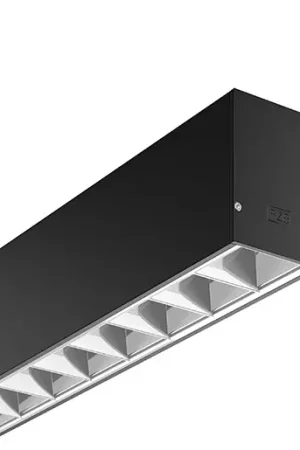 Alleen Vandaag RZB Less is more 50 LED armatuur aan/uit 830 3000K 3350lm 1127x57mm Vrijstr Steekklem zwart 312330.003