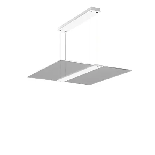RZB TwinDot LED pendelarmatuur 830 aan/uit 3000K 43W 645x637mm wit IP20 312352.002 Exclusieve Aanbieding