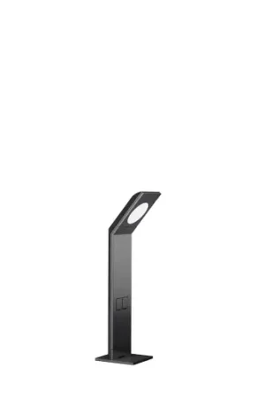 Alleen Vandaag RZB Slopia Top LED markeringsarmatuur 830 aan/uit Bolderarmatuur aluminium antraciet IP44 611862.0031