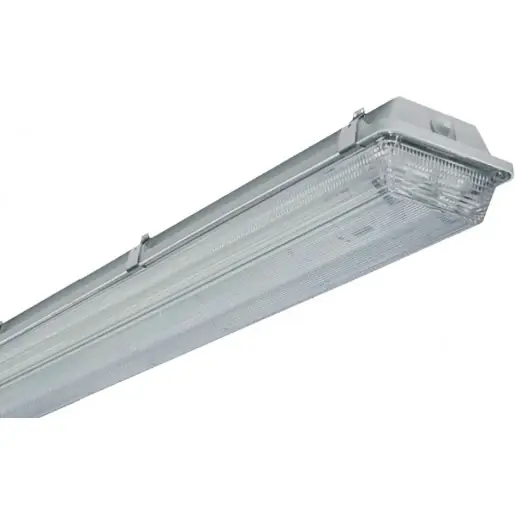 Macbright Fok LED Armatuur 840 ND NU PS clips 4000K 5490lm 1312x172mm >80° - grijs 8717696135887 Snelle Levering