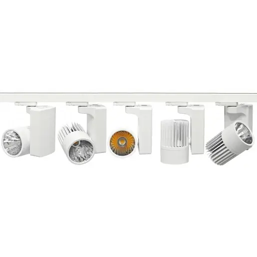 Macbright Dream LED railspot groot 940 pw nd 3-fase 24° symm 4000K 2971lm 209x147mm 21-40° - Mediumstralend grijs 8717696136471 Goedkoop