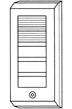 Atea Deurluidspreker wit IP54 Opbouw V010000193 Premium