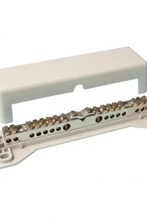 JMV Aardrail potentiaalvereffening 17 aansluitingen M6 messing 9202105 Weekendaanbieding
