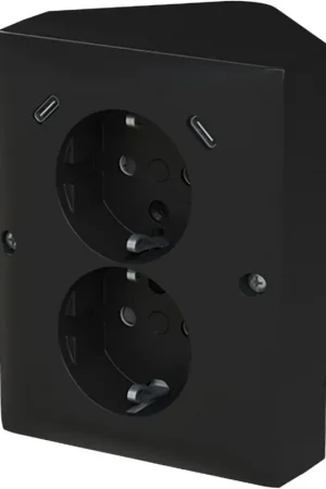 ABB Busch-Jaeger wcd ra dubbel kv + USB-C/C hoekmontage Balance mat zwart Lage Prijs