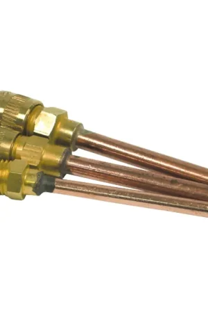 Ite koperen pijpje 1/4" met schräder 1/4" SAE met dop Must-Have