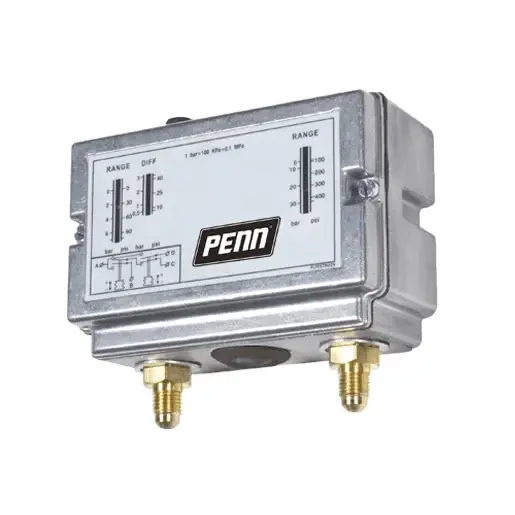 Johnson Controls hd/hd pressostaat hoog 3-42 3-42 bar Merkproduct