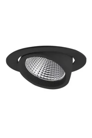 Direct Beschikbaar Light4U Sana downlight 930 pw symm 3000K 2000lm 41-80° - Breedstralend zwart 1.002C0B930PW6000000