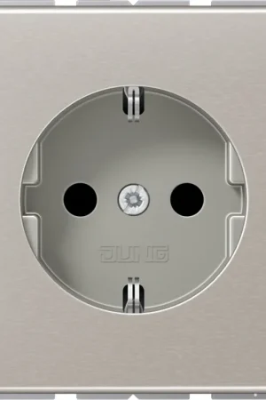 Aanbieding Jung CD range wandcontactdoos (met beschermingscontact) inbouw 16A 250V RA KV Mat platina RAL IP20 CD1521NKIPT