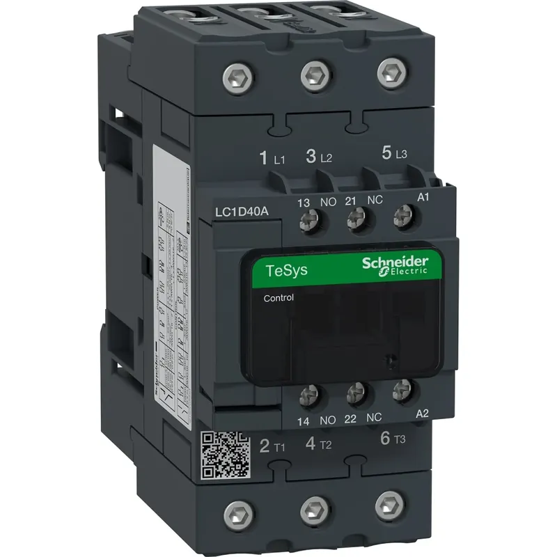 Laatste Versie Schneider Electric 3P EVLK CONTACTOR 40A 18,5KW AC3 208VAC