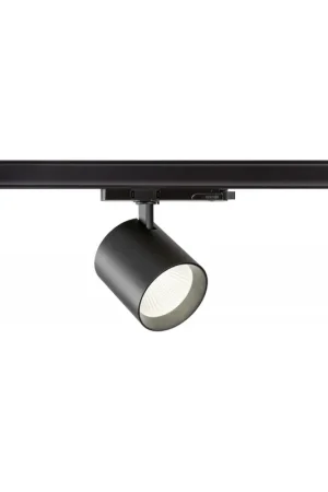 Beperkt Aanbod SLV 3-fasen railspot symm 4000K 105x100mm 41-80° - Breedstralend Stroomrailadapter zwart 1008875
