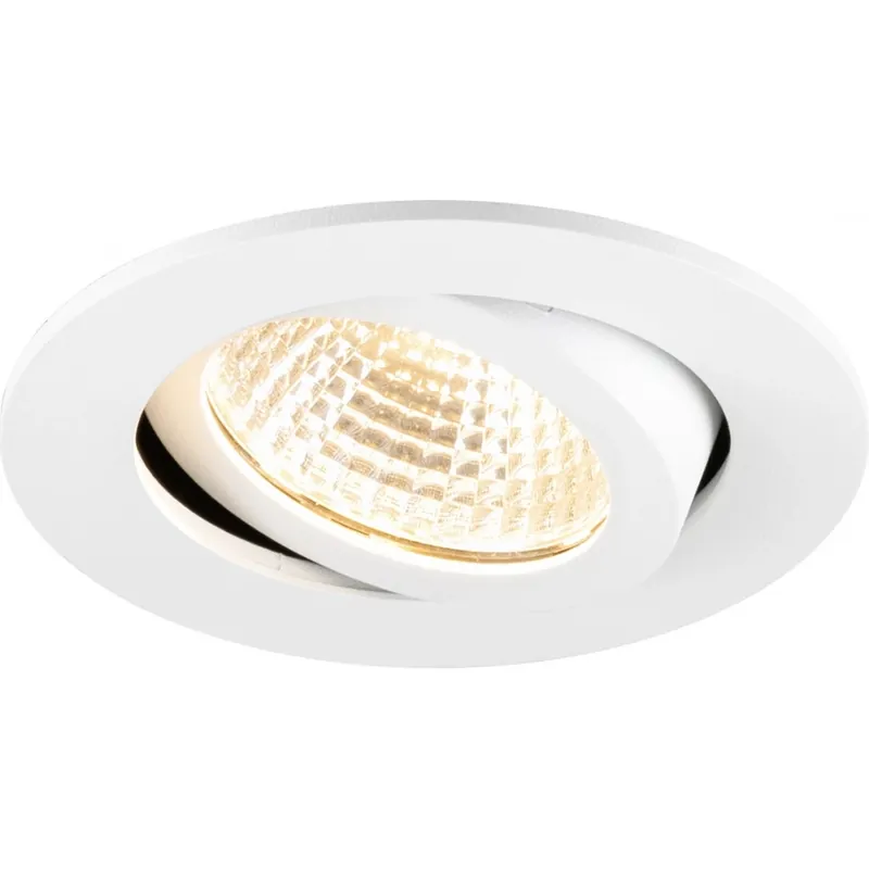 Gecertificeerd SLV New Tria inbouwspot symm 2700K 82x82mm faseaansnijding faseafsnijding 21-40° - Mediumstralend wit 1009020