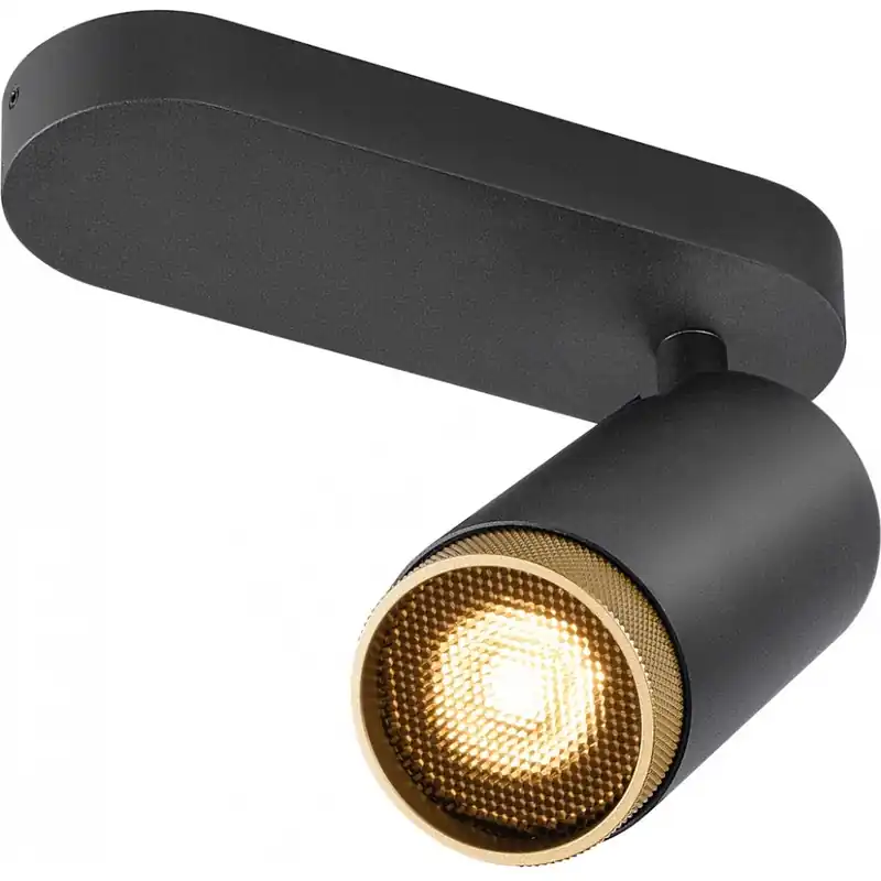 Nieuw SLV Grip! L GU10 railspot 98x163mm zwart 1009093