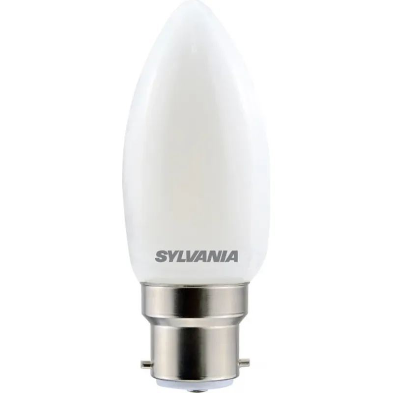 Aanbieding Sylvania ToLEDo Retro Candle B22d led-lamp 2700K 470lm 91mm 230V wit 0029481