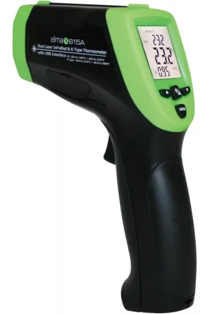 Dagaanbieding Elma Professionele IR- en Type K-thermometer met dubbele laser