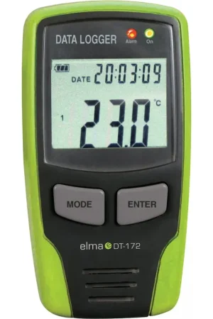Gecertificeerd Elma Temperatuur- en vochtigheidsdatalogger