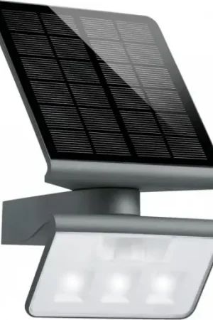 Speciale Aanbieding Steinel Xsolar L-S LED buitenlamp solar 3000K 150lm 187x189mm bewegingssensor lichtsensor >80° - antraciet 085698