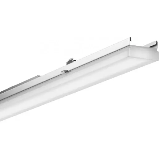 Nieuw Trilux 765... E-Line Next Fix LED lichtlijnarmatuur diffuser slim lambertian (ds-l) 6500K 6300lm 1474x67mm DALI IP50 wit 9002113235