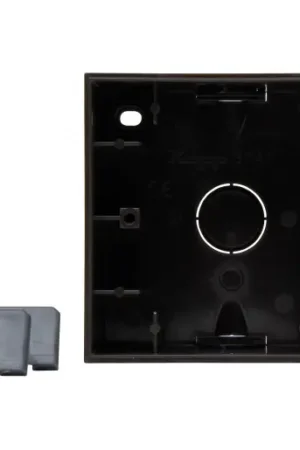 Betrouwbaar Kopp HK 07 Opbouwdoos 1-voudig 1 module zwart Horizontaal en verticaal 374750008