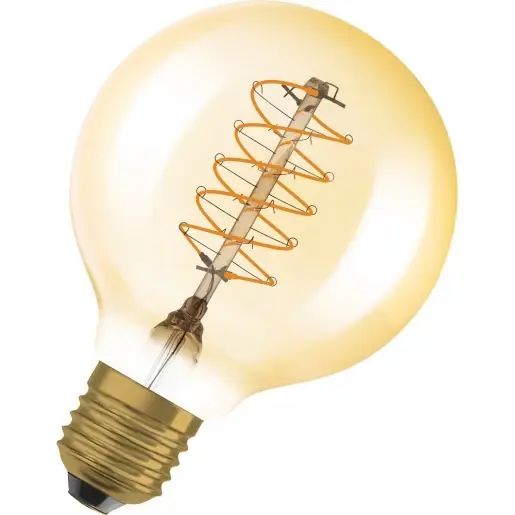 Meest Verkocht Osram Vintage 1906 E27 classic slim globe led-lamp 2200K 600lm 120mm 320° 220 - 240V dimbaar goud 4099854090820