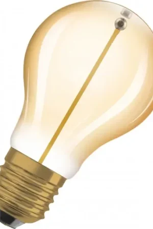 Dagaanbieding Osram Vintage 1906 E27 classic globe led-lamp magnetic filament 2700K 80lm 105mm 320° 220 - 240V goud 4099854049996