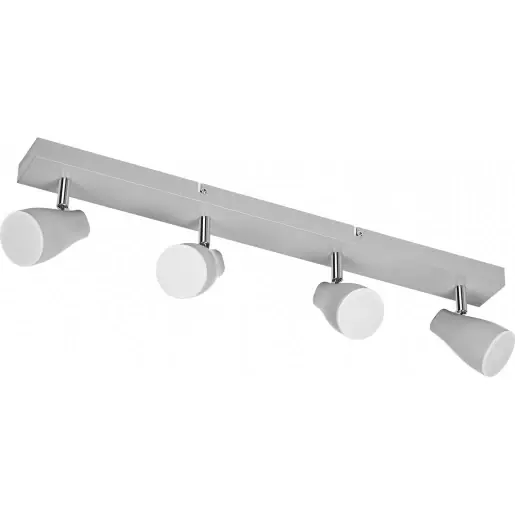 Merkproduct Ledvance Pear 4 GU10 spot 2700K 840lm 614x60mm 21-40° Schroefklem IP20 grijs 4058075826557