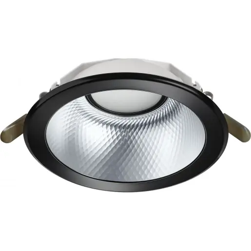 Norton DLM LED downlight 83 symm 3000K 650lm 41-80° - Breedstralend IP44 zwart 16795022655 Direct Beschikbaar