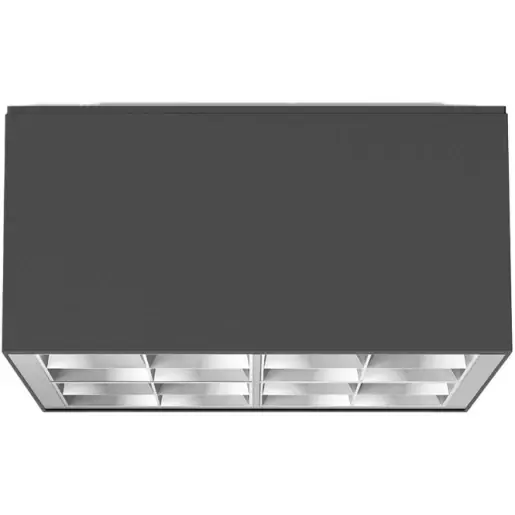 Bega LED Compacte diepstraler voor binnen- en buiten symm 3000K 3891lm 170x170mm DALI antraciet 24467K3 Hete Deal